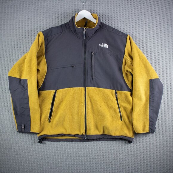 The North Face Denali Yellow Jacket Mens Large 2000s Y2K - Picture 1 of 8